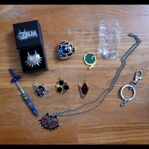 Legend of Zelda Pendant Set
